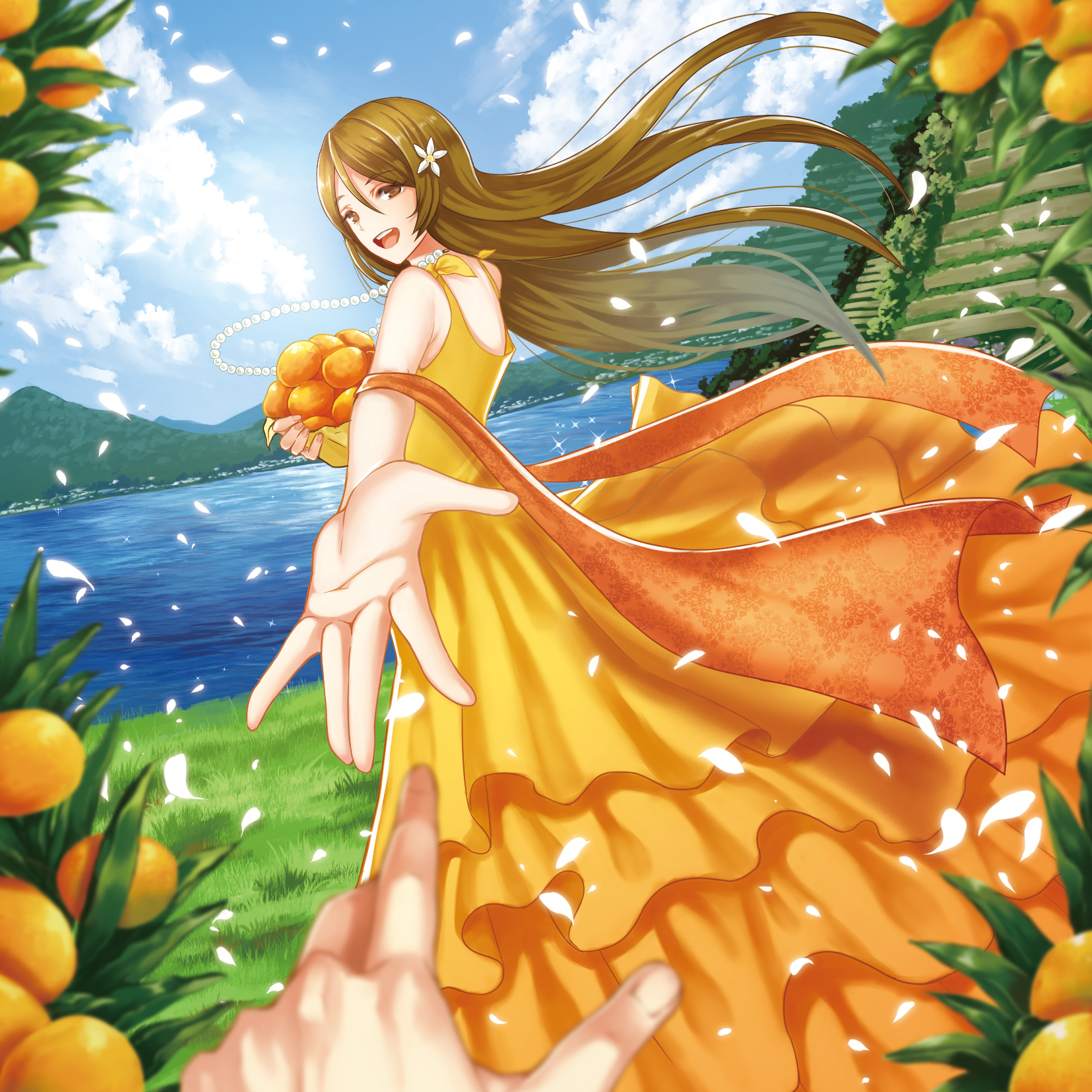 西日本豪雨チャリティCD「愛」 CD内イラスト