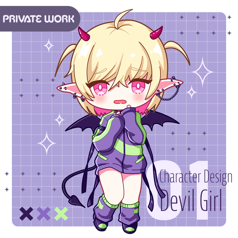 悪魔っ娘-ミニキャラVer.-